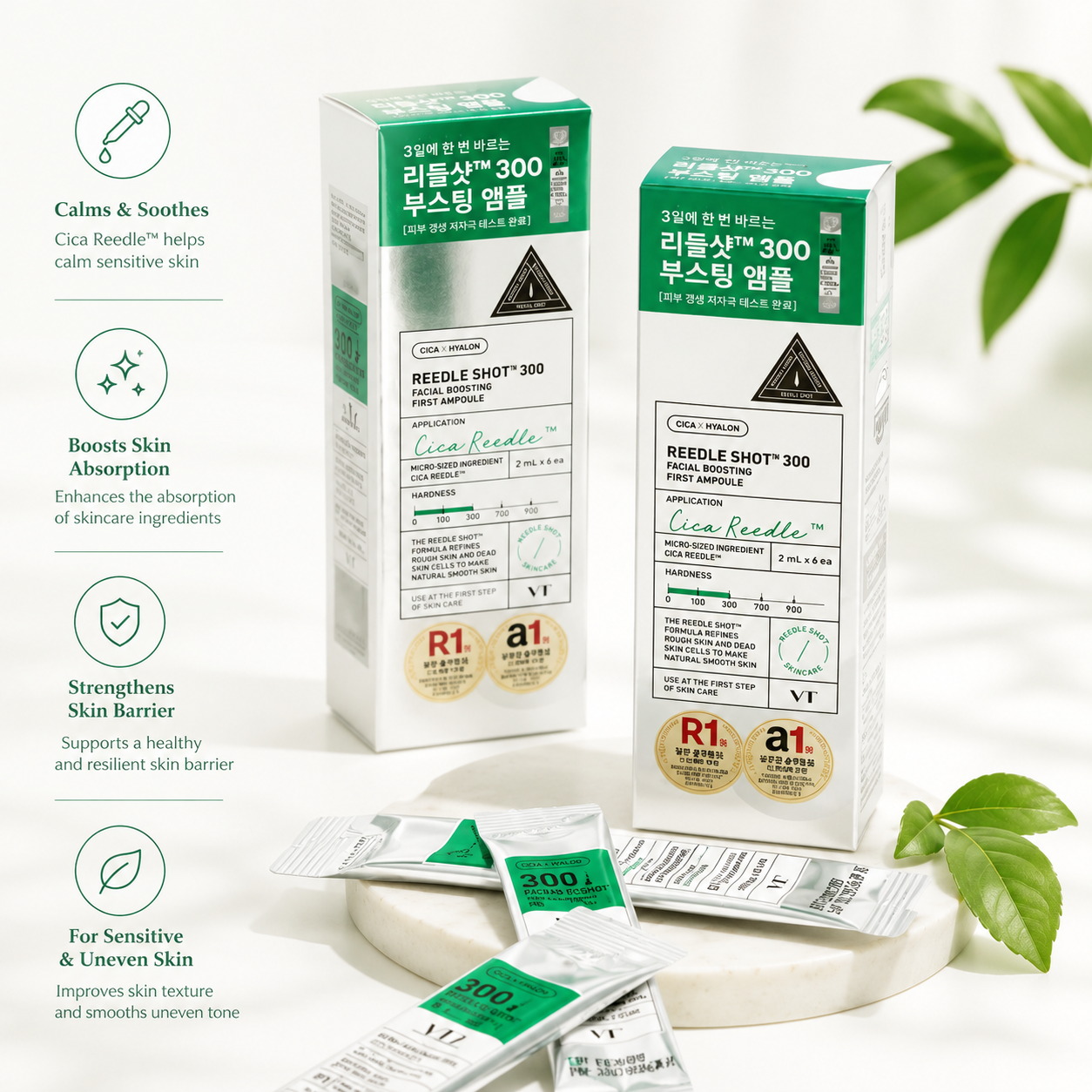Reedle Shot 300 Facial Boosting Ampoule — Korean skin booster
